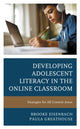 Book cover of: Developing Adolescent Literacy in the Online Classroom. By: Brooke Eisenbach