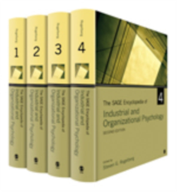 Book cover of: SAGE Encyclopedia of Industrial and Organizational Psychology. By: Steven G. Rogelberg
