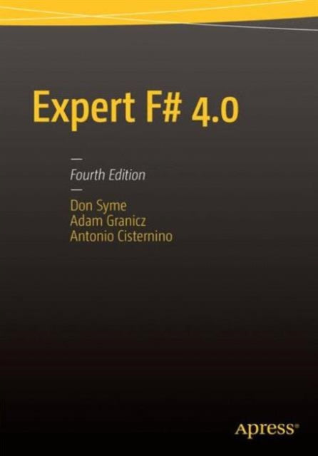 Book cover of: Expert F# 4.0. By: Don Syme