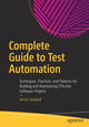 Book cover of: Complete Guide to Test Automation. By: Arnon Axelrod