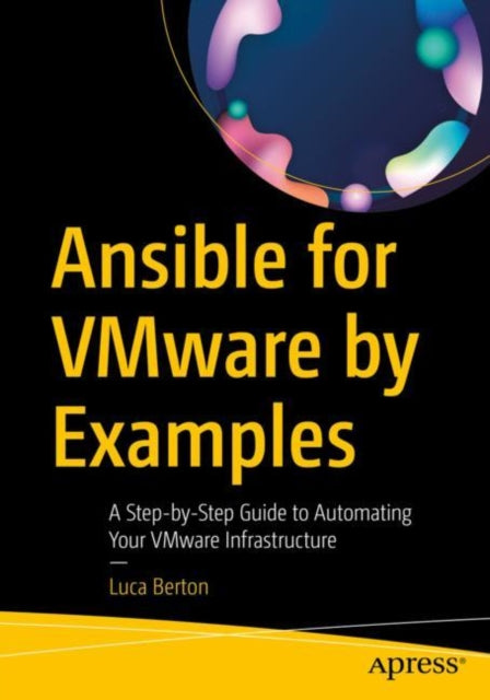Book cover of: Ansible for VMware by Examples. By: Luca Berton