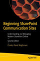 Book cover of: Beginning SharePoint Communication Sites. By: Charles David Waghmare