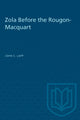Book cover of: Zola Before the Rougon-Macquart. By: LAPP