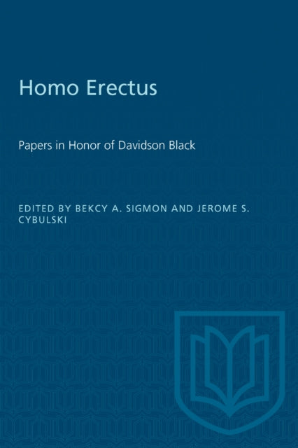 Book cover of: Homo Erectus. By: Cybulski SIGMON