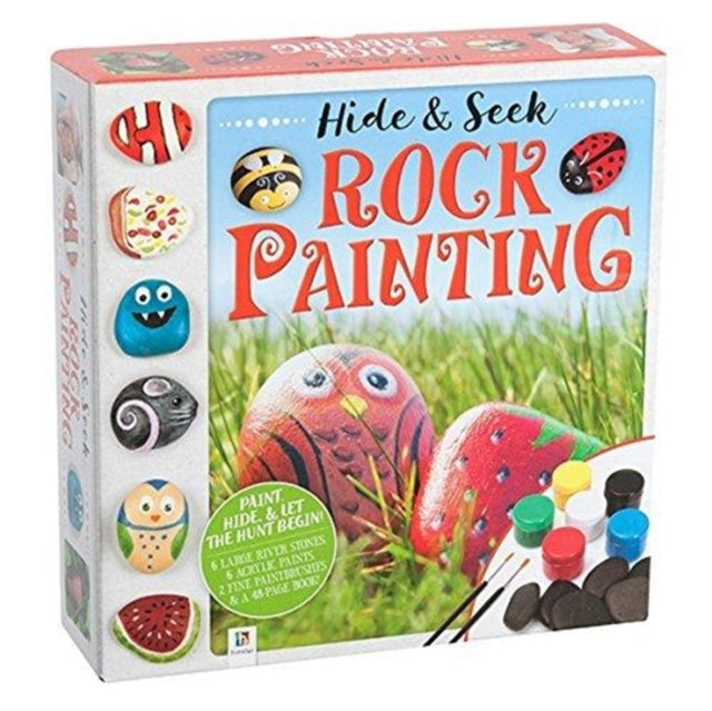 Book cover of: Hide and Seek Rock Painting Kit