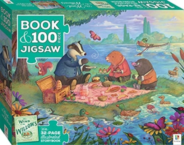 Book cover of: Book with 100-Piece Jigsaw: The Wind in the Willows