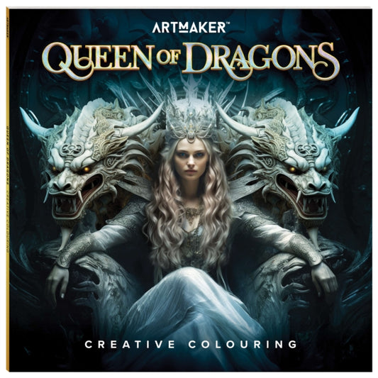 Book cover of: Art Maker Creative Colouring Queen of Dragons