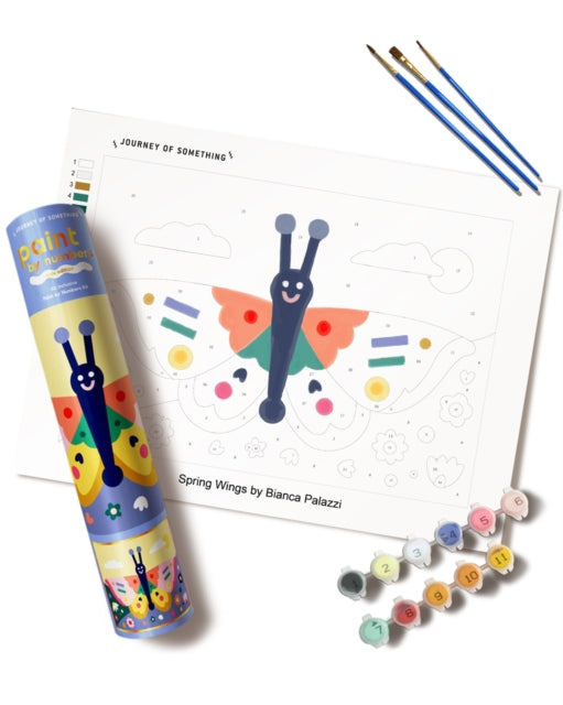 Book cover of: Kids Paint by Numbers: Spring Wings