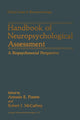 Book cover of: Handbook of Neuropsychological Assessment. By: Antonio E. Puente