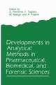Book cover of: Developments in Analytical Methods in Pharmaceutical, Biomedical, and Forensic Sciences. By: G. Piemonte