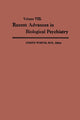 Book cover of: Recent Advances in Biological Psychiatry. By: Joseph Wortis