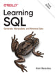 Book cover of: Learning SQL. By: Alan Beaulieu