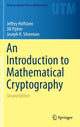Book cover of: Introduction to Mathematical Cryptography. By: Jeffrey Hoffstein
