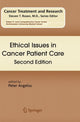 Book cover of: Ethical Issues in Cancer Patient Care. By: Peter Angelos