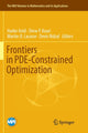 Book cover of: Frontiers in PDE-Constrained Optimization. By: Harbir Antil