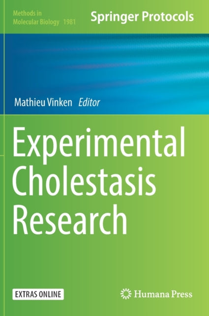 Book cover of: Experimental Cholestasis Research. By: Mathieu Vinken