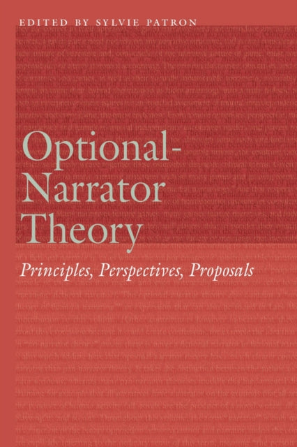 Book cover of: Optional-Narrator Theory. By: Sylvie Patron
