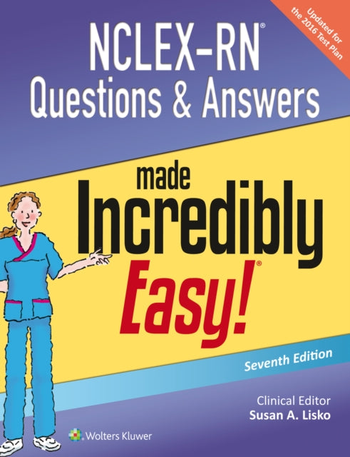 Book cover of: NCLEX-RN Questions & Answers Made Incredibly Easy. By: Susan Lisko