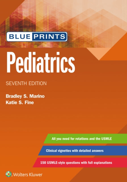 Book cover of: Blueprints Pediatrics. By: Bradley Marino M.D.