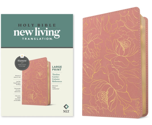 Book cover of: NLT Large Print Thinline Center-Column Reference Bible