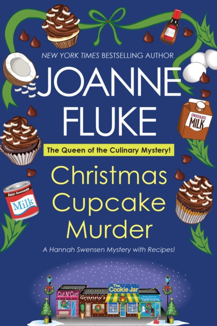 Book cover of: Christmas Cupcake Murder. By: Joanne Fluke