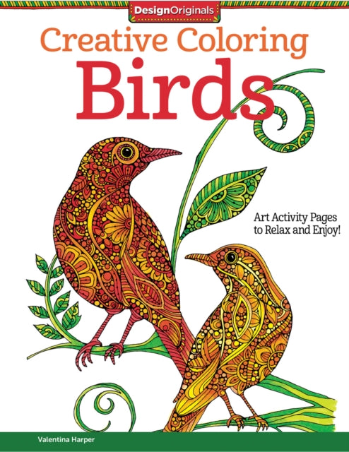 Book cover of: Creative Coloring Birds. By: Valentina Harper