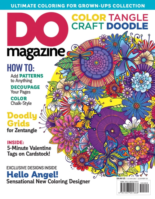 Book cover of: Color, Tangle, Craft, Doodle (#3). By: Editors of DO Magazine