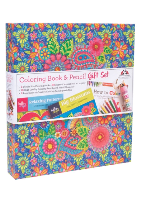 Book cover of: Hello Angel Coloring Book Gift Set
