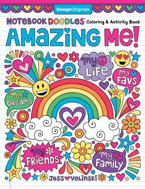 Book cover of: Notebook Doodles Amazing Me. By: Jess Volinski
