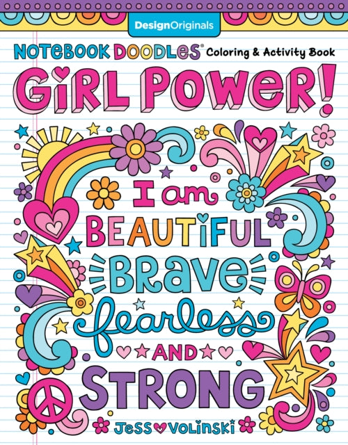 Book cover of: Notebook Doodle Girl Power!. By: Jess Volinski