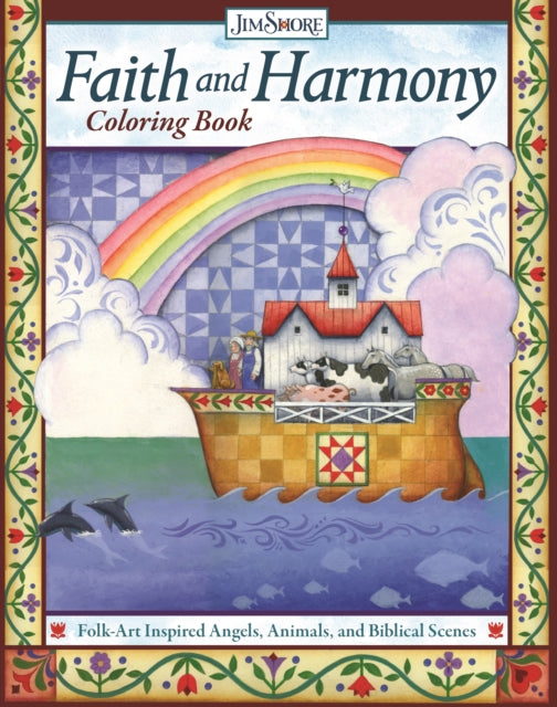 Book cover of: Faith and Harmony Coloring Book. By: Jim Shore