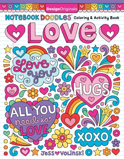 Book cover of: Notebook Doodles Love. By: Jess Volinski