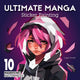 Book cover of: Ultimate Manga Sticker Painting