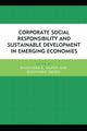 Book cover of: Corporate Social Responsibility and Sustainable Development in Emerging Economies. By: Dhirendra K. Vajpeyi