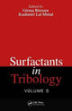 Book cover of: Surfactants in Tribology, Volume 5. By: Girma Biresaw