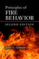 Book cover of: Principles of Fire Behavior. By: James G. Quintiere