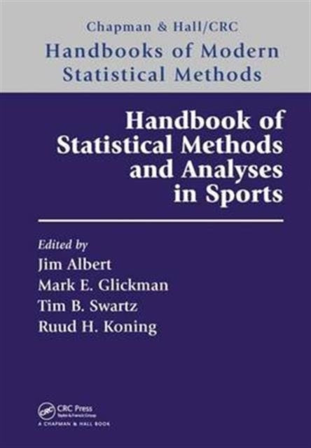Book cover of: Handbook of Statistical Methods and Analyses in Sports. By: Jim Albert