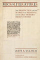 Book cover of: Microliteratures. By: Jesús R. Velasco