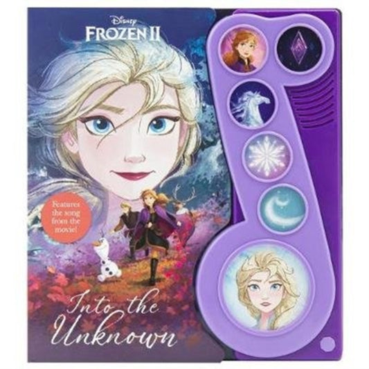 Book cover of: Disney Frozen 2: Into the Unknown Sound Book. By: Disney Storybook Art Team