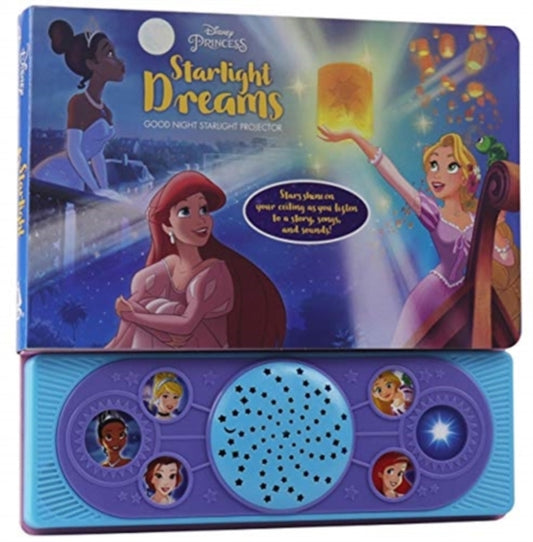 Book cover of: Disney Princess: Starlight Dreams Good Night Starlight Projector Sound Book. By: PI Kids