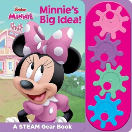 Book cover of: Disney Junior Minnie: Minnie's Big Idea! a Steam Gear Book. By: PI Kids