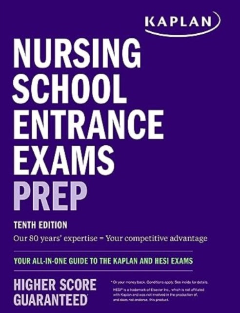 Book cover of: Kaplan Nursing School Entrance Exams Prep. By: Kaplan Nursing