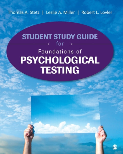 Book cover of: Student Study Guide for Foundations of Psychological Testing. By: Leslie A. Miller