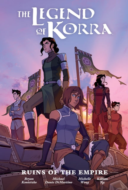 Book cover of: Legend of Korra: Ruins of the Empire Library Edition. By: Michael Dante DiMartino