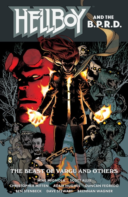 Book cover of: Hellboy and the B.P.R.D.: The Beast of Vargu and Others. By: Mike Mignola