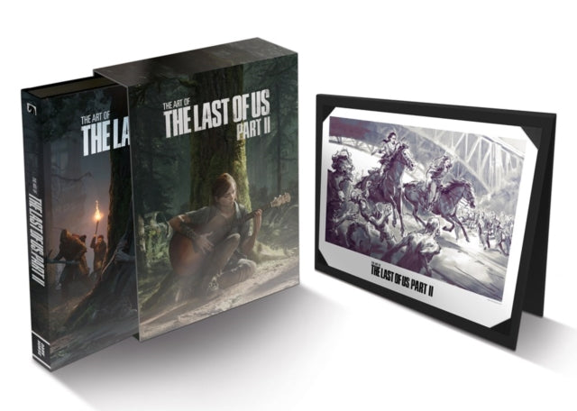 Book cover of: Art of the Last of Us Part II Deluxe Edition. By: Naughty Naughty Dog