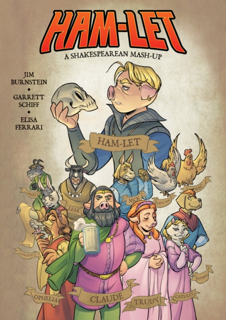 Book cover of: Ham-let: A Shakespearean Mash-up. By: Jim Burnstein