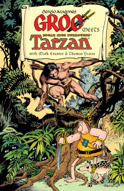 Book cover of: Groo Meets Tarzan. By: Sergio Aragones
