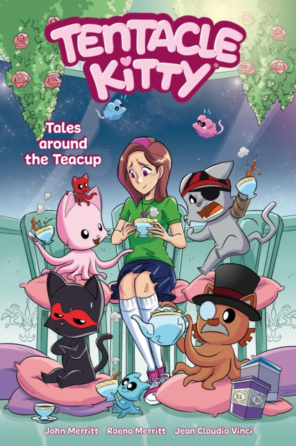 Book cover of: Tentacle Kitty: Tales Around the Teacup. By: John Merritt