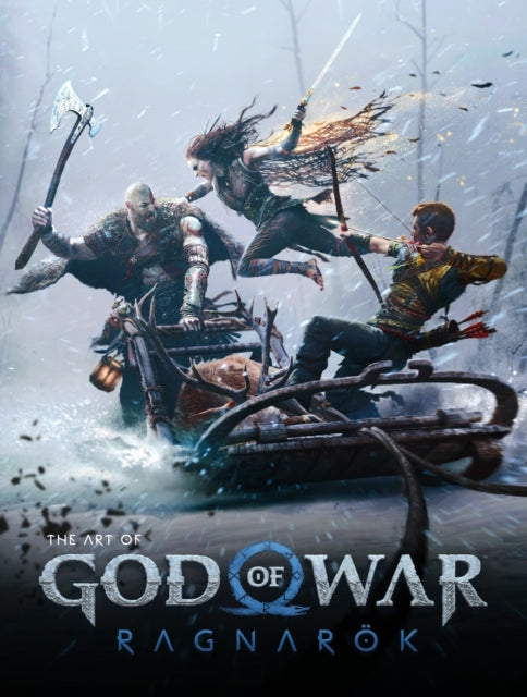Book cover of: Art of God of War Ragnarok. By: Amy Ratcliffe